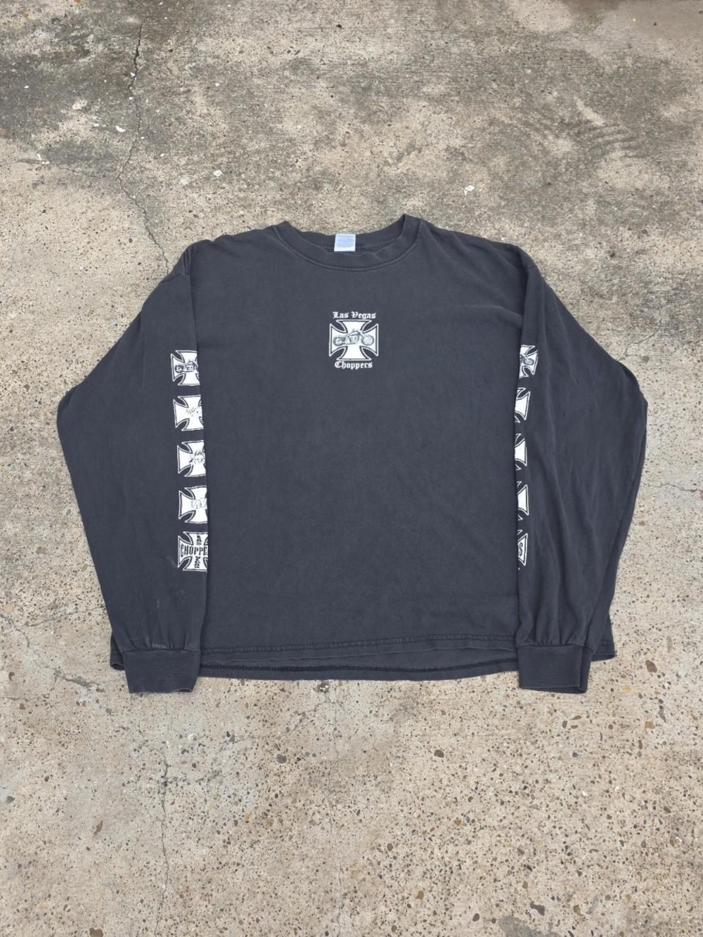 West Coast Choppers Long Sleeve Shirt Size 2XL Y2K Grunge